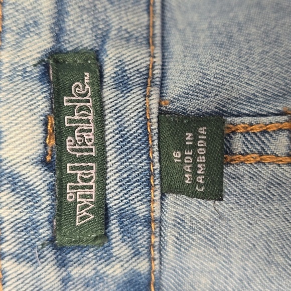 Women's Super-High Rise Seamed Jean Shorts | Wild Fable | 16 - Picture 6 of 12